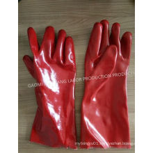 Cotton Interlock PVC Coated Safety Work Glove (P9001)